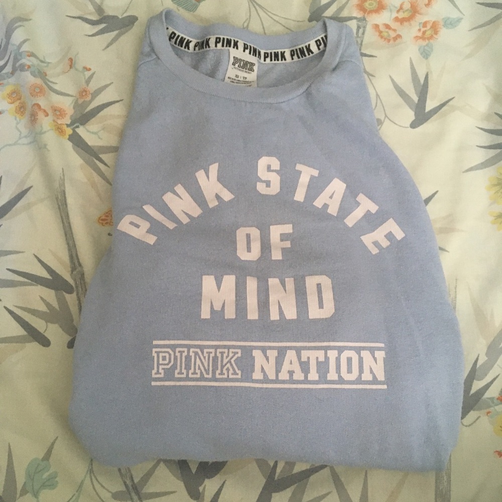 Cute PINK Crewneck sweater x small